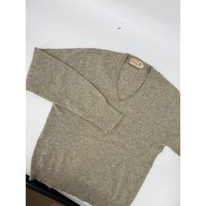 Vintage 50's Belgimere by Catalina Lambswool Cardigan Heather Knit Mid Century